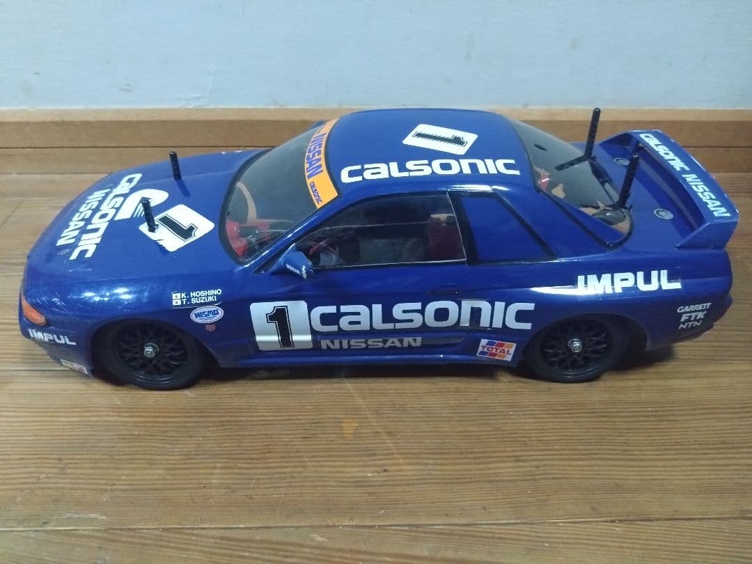 タミヤ　カルソニック　スカイライン　GT-R　ボディ　TA02　シャーシ　セット