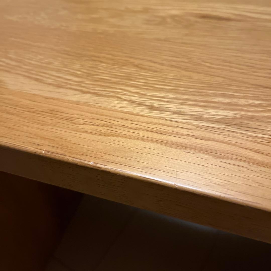 廃盤品 希少 無印良品 天然木 オーク材スツール ベンチ コの字 テーブルにも