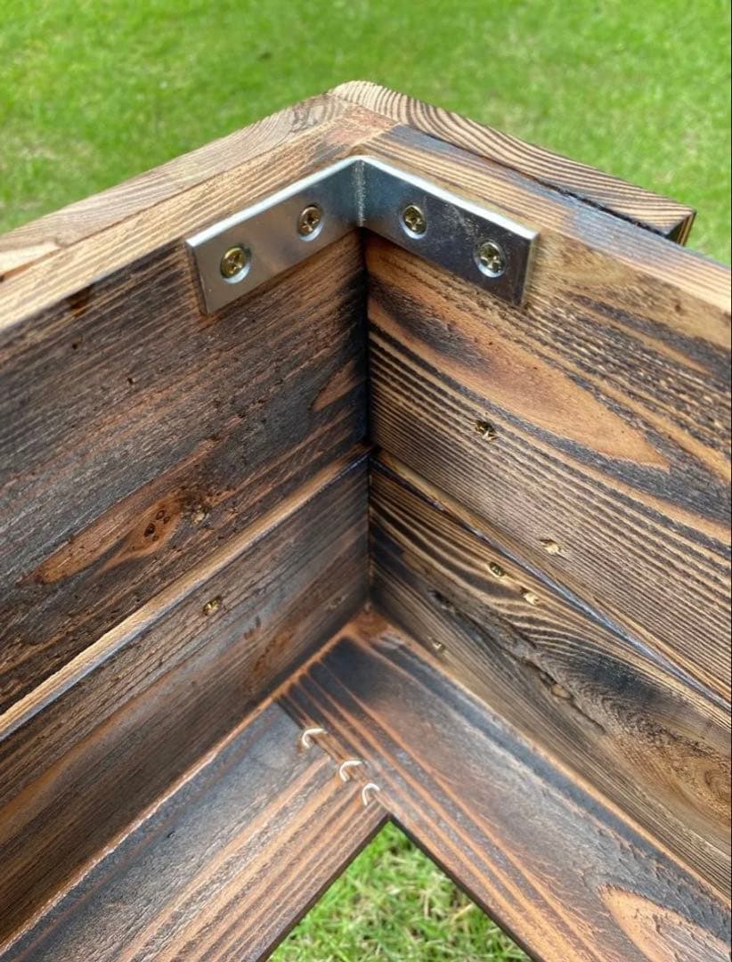 《木枠カバー Bタイプ 36L》 ビオトープ　トロ船約36L 付き　メダカ飼育