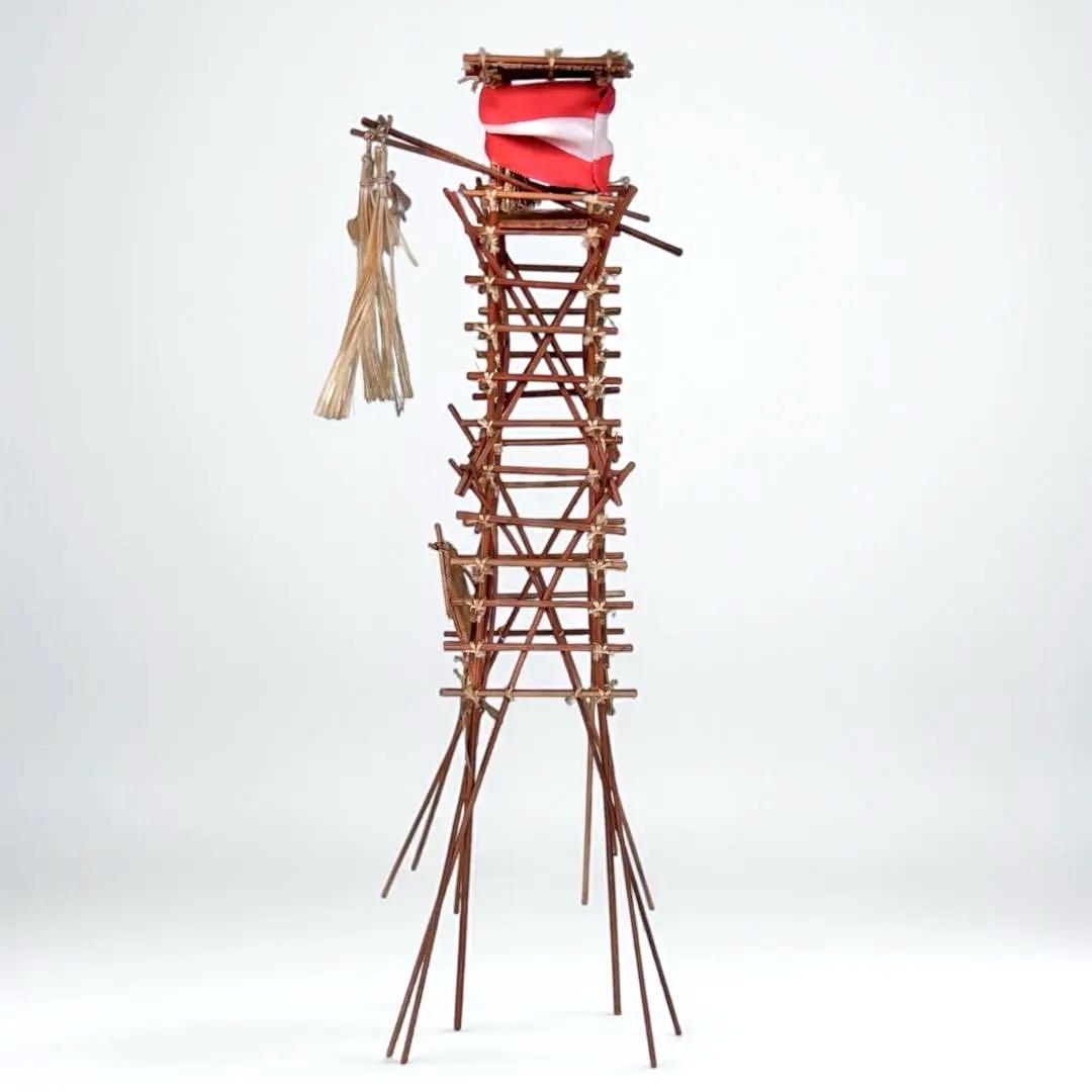 1955（昭和30）年秋場所記念 大相撲番付櫓模型 木箱入 四横綱時代千秋楽資料