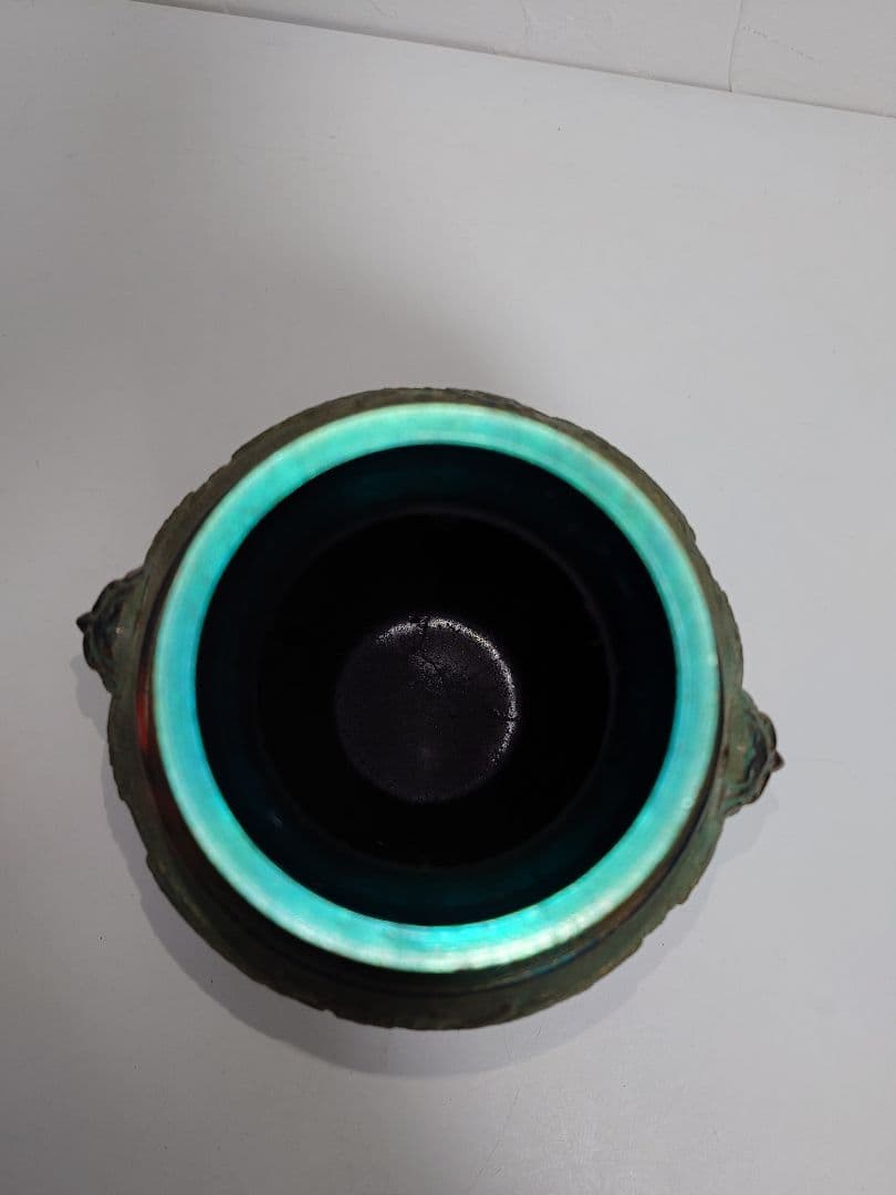 【2点】久芳堂 銅花器 銅蟲花瓶 花器 槌目 茶道具 花道具 華道具 花生