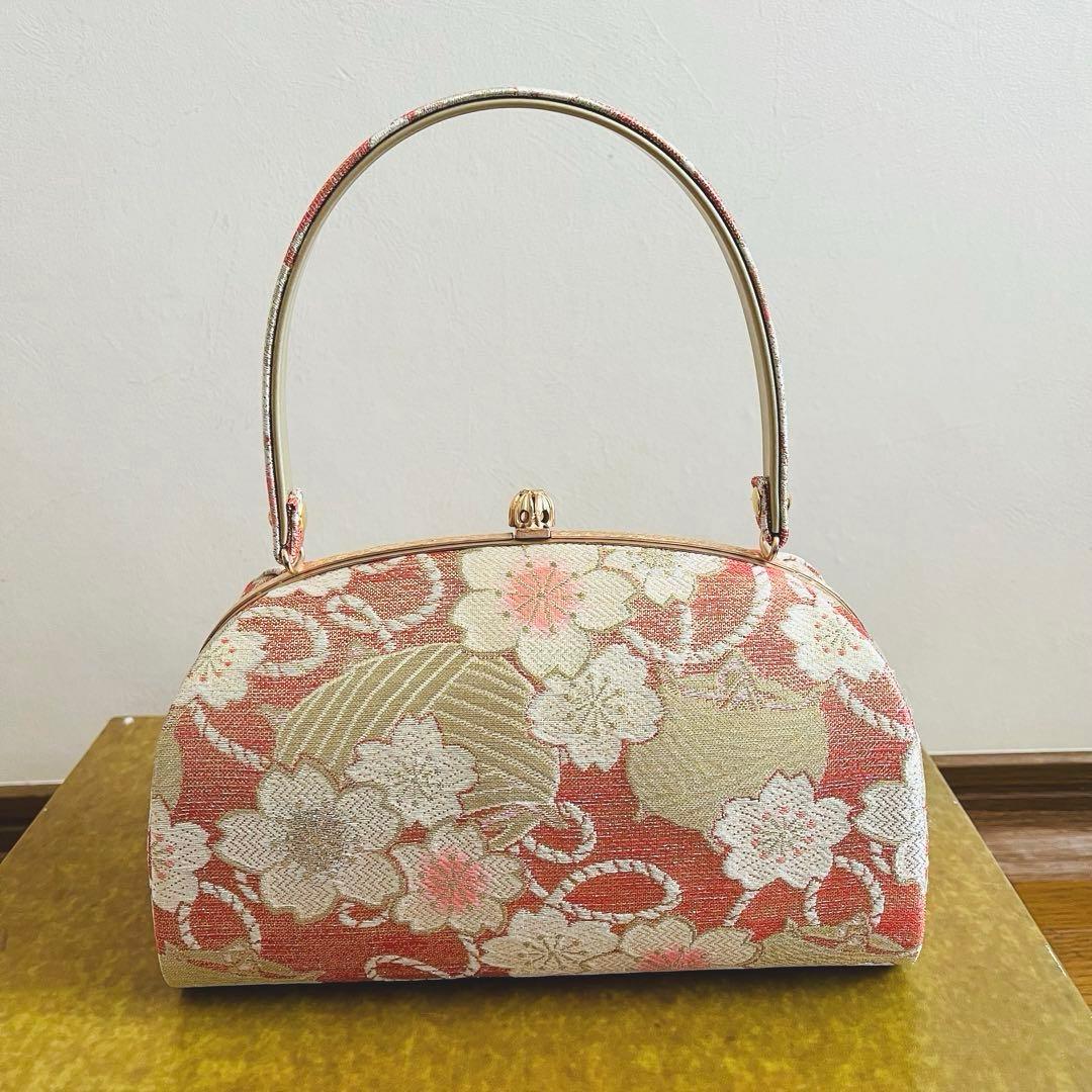 【美品】　振袖用バッグ　草履　成人式　振袖　Ｌサイズ　フリーサイズ