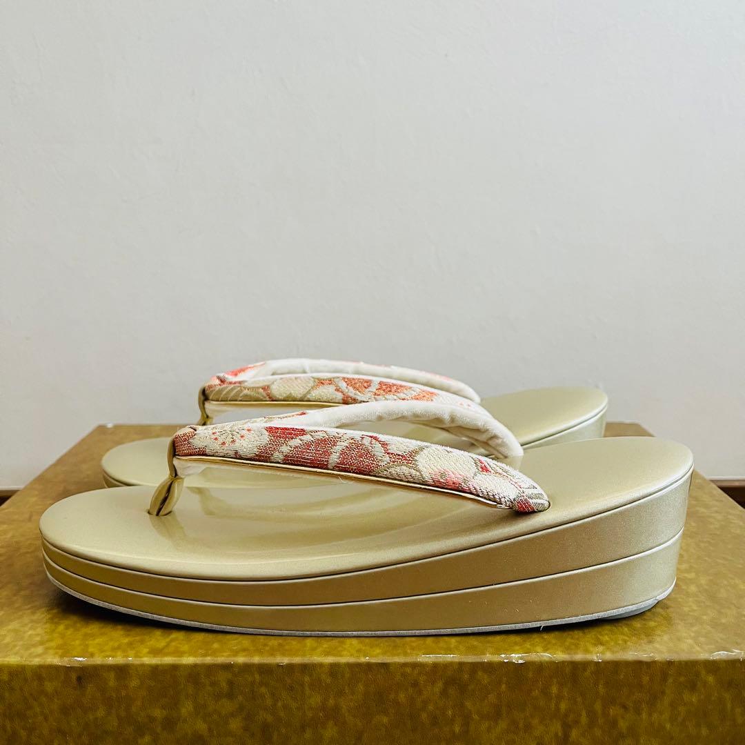 【美品】　振袖用バッグ　草履　成人式　振袖　Ｌサイズ　フリーサイズ