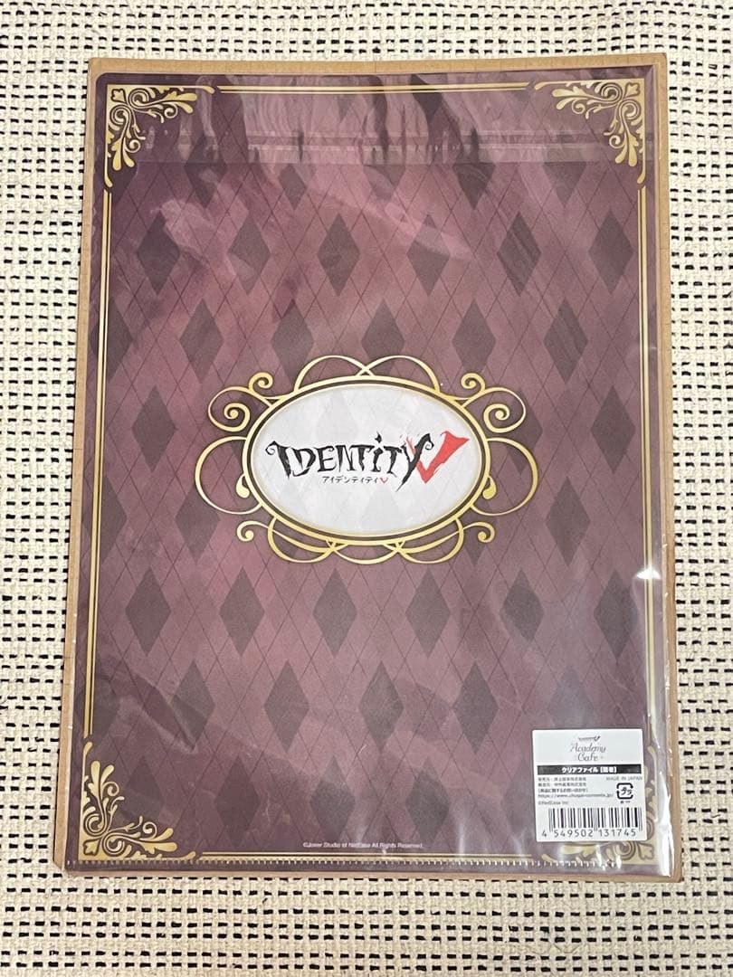 第五人格 Identity V Academy cafe 隠者 クリアファイル