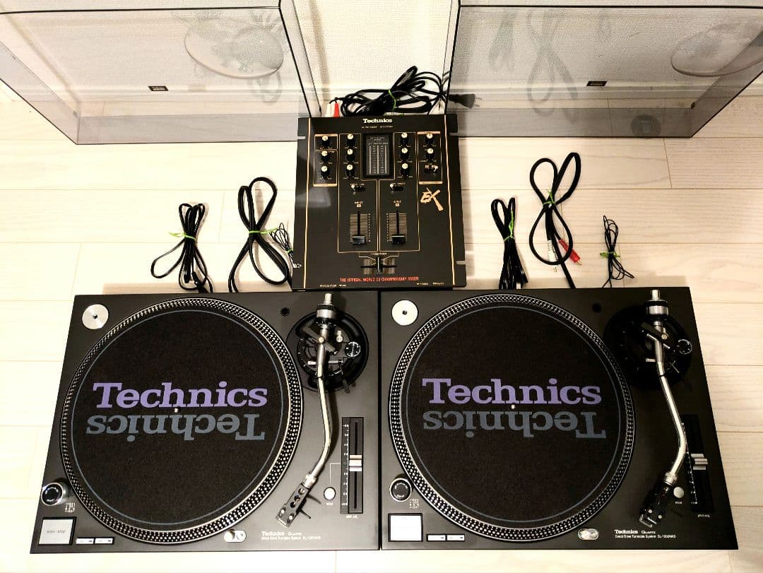 Technics SL-1200MK5 ターンテーブル 2台＋ミキサーSH-EX