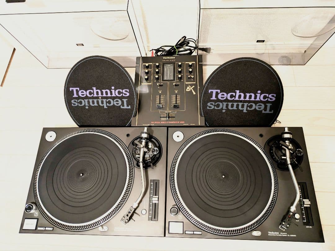 Technics SL-1200MK5 ターンテーブル 2台＋ミキサーSH-EX