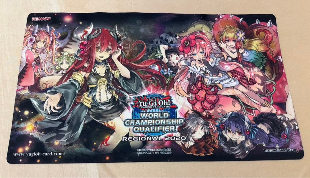 遊戯王　蟲惑魔　プレイマット　WCQ REGIONAL 2020