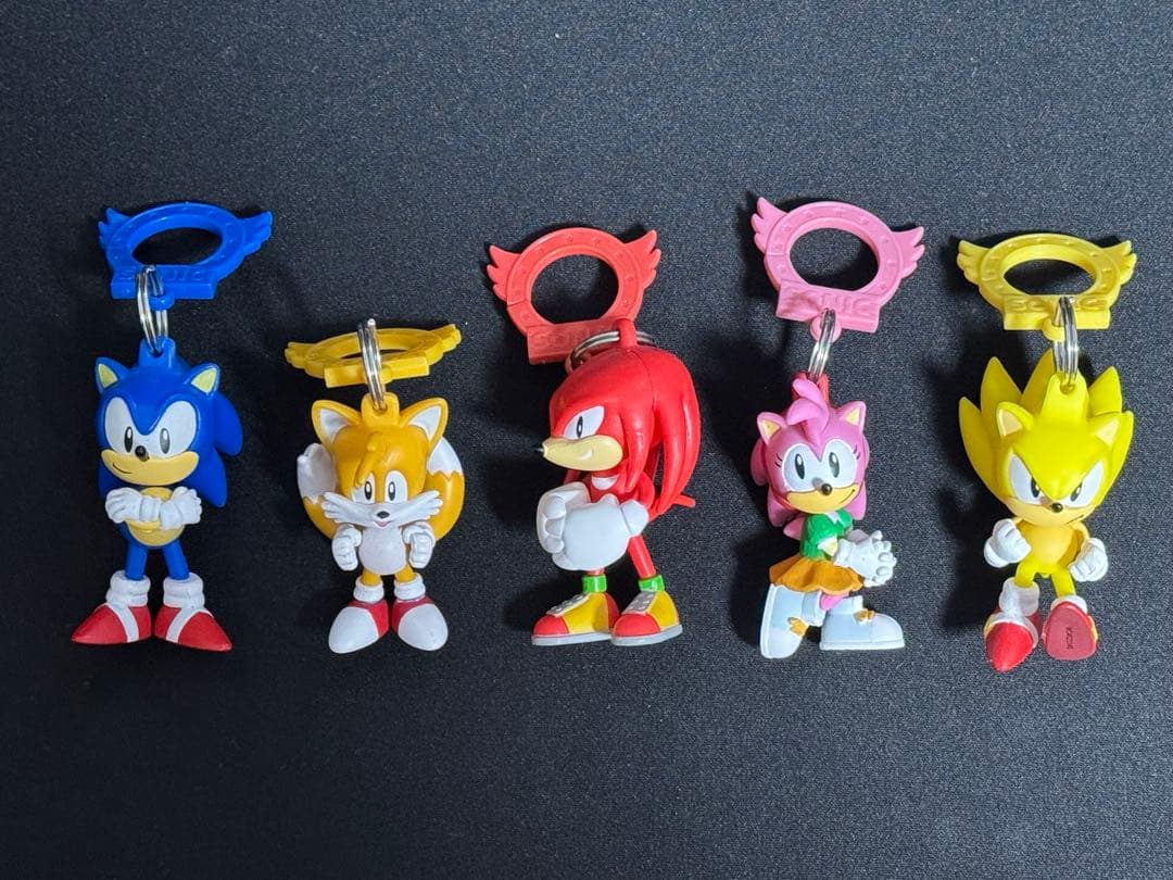 JUST TOYS ソニック・ザ・ヘッジホッグ バックパックハンガー　5体セット