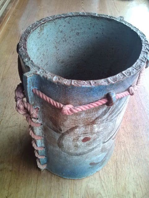 布目文様　花器