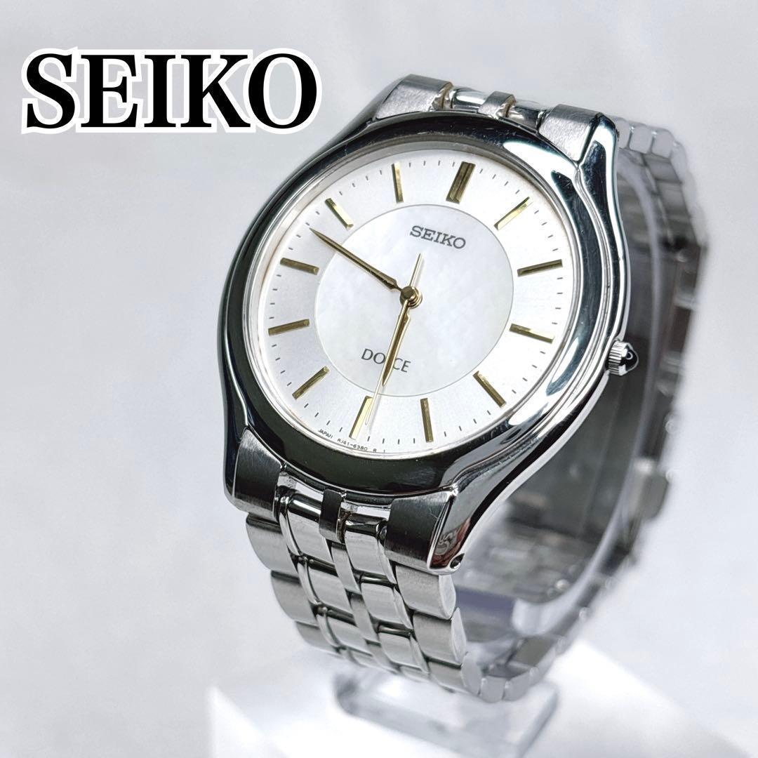 SEIKO DOLCE ドルチェ 高級ドレスウォッチ クォーツ メンズ腕時計