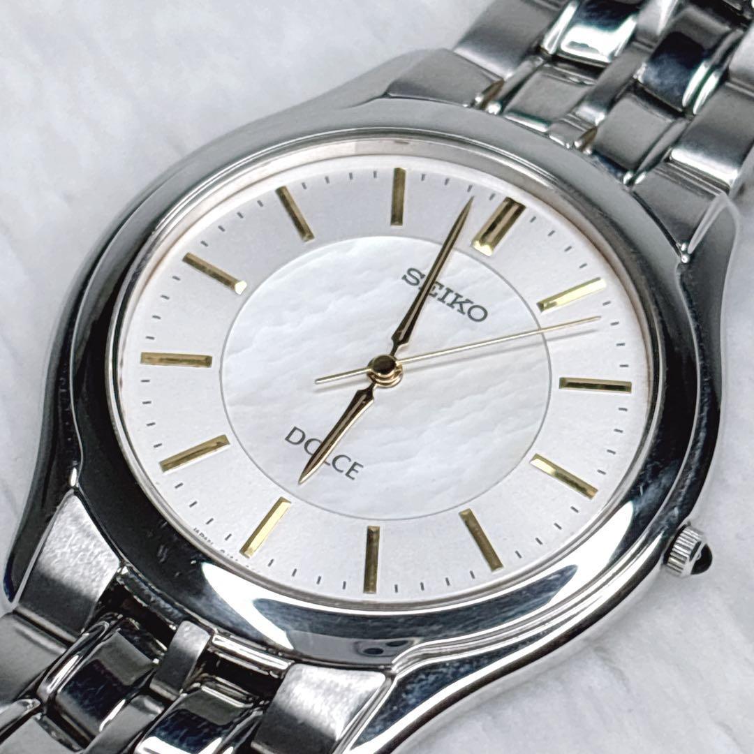 SEIKO DOLCE ドルチェ 高級ドレスウォッチ クォーツ メンズ腕時計