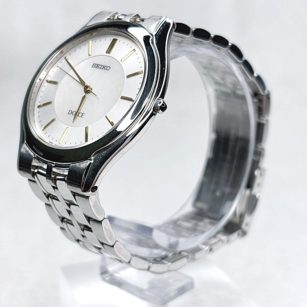 SEIKO DOLCE ドルチェ 高級ドレスウォッチ クォーツ メンズ腕時計