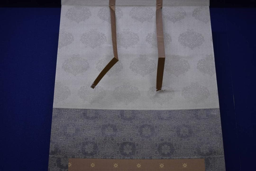 真作/橋本雅邦/立雛図/橋本永邦の桐極二重箱付/布袋屋掛軸HJ-428