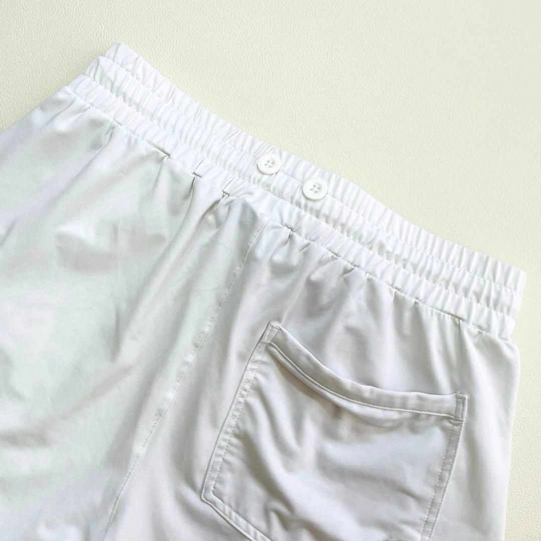 6163　6164【美品】ムータマリン　上下セット　ボタニカル　リーフ　ホワイト