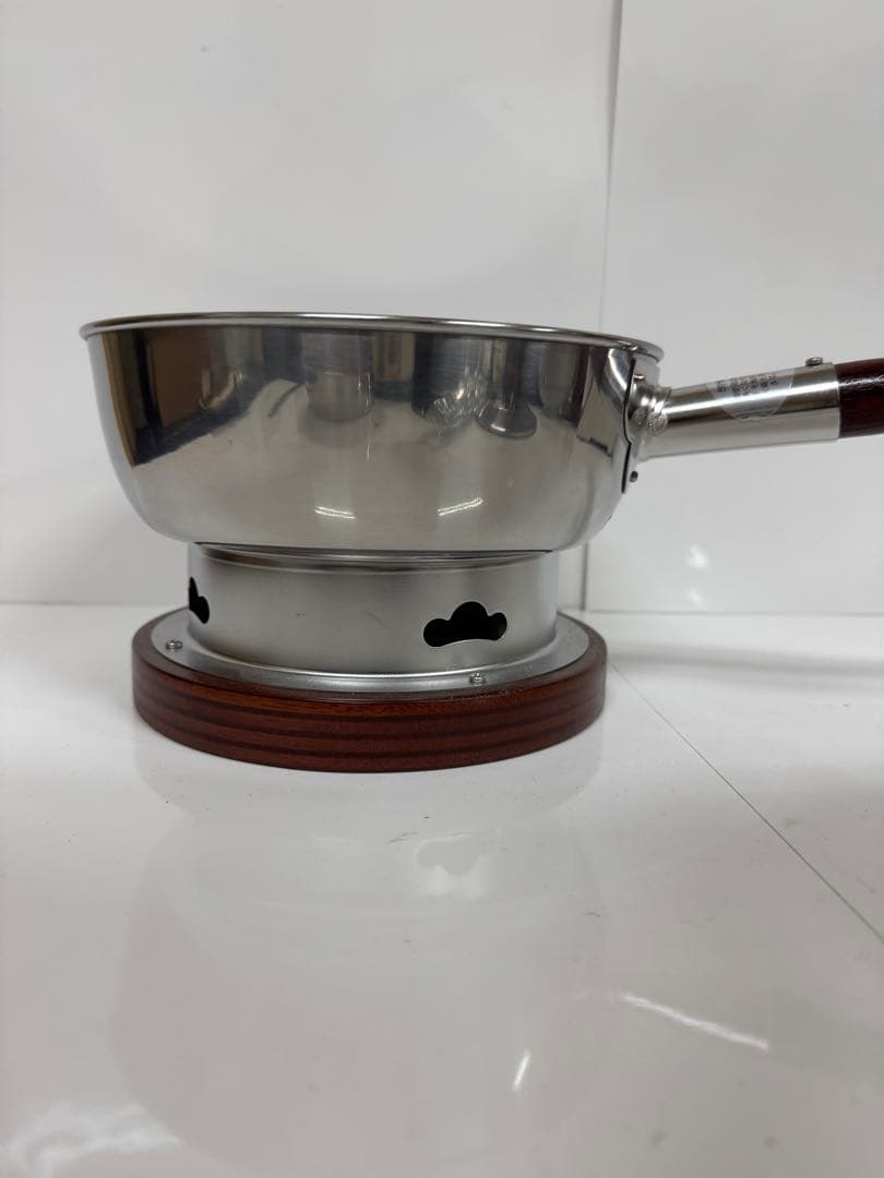 新台十能セット　台十能　ステンレス製　美品　茶道具　炭道具　箱あり