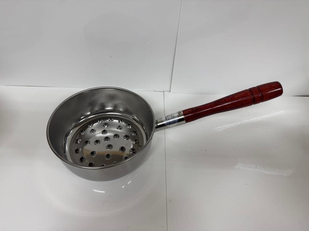 新台十能セット　台十能　ステンレス製　美品　茶道具　炭道具　箱あり