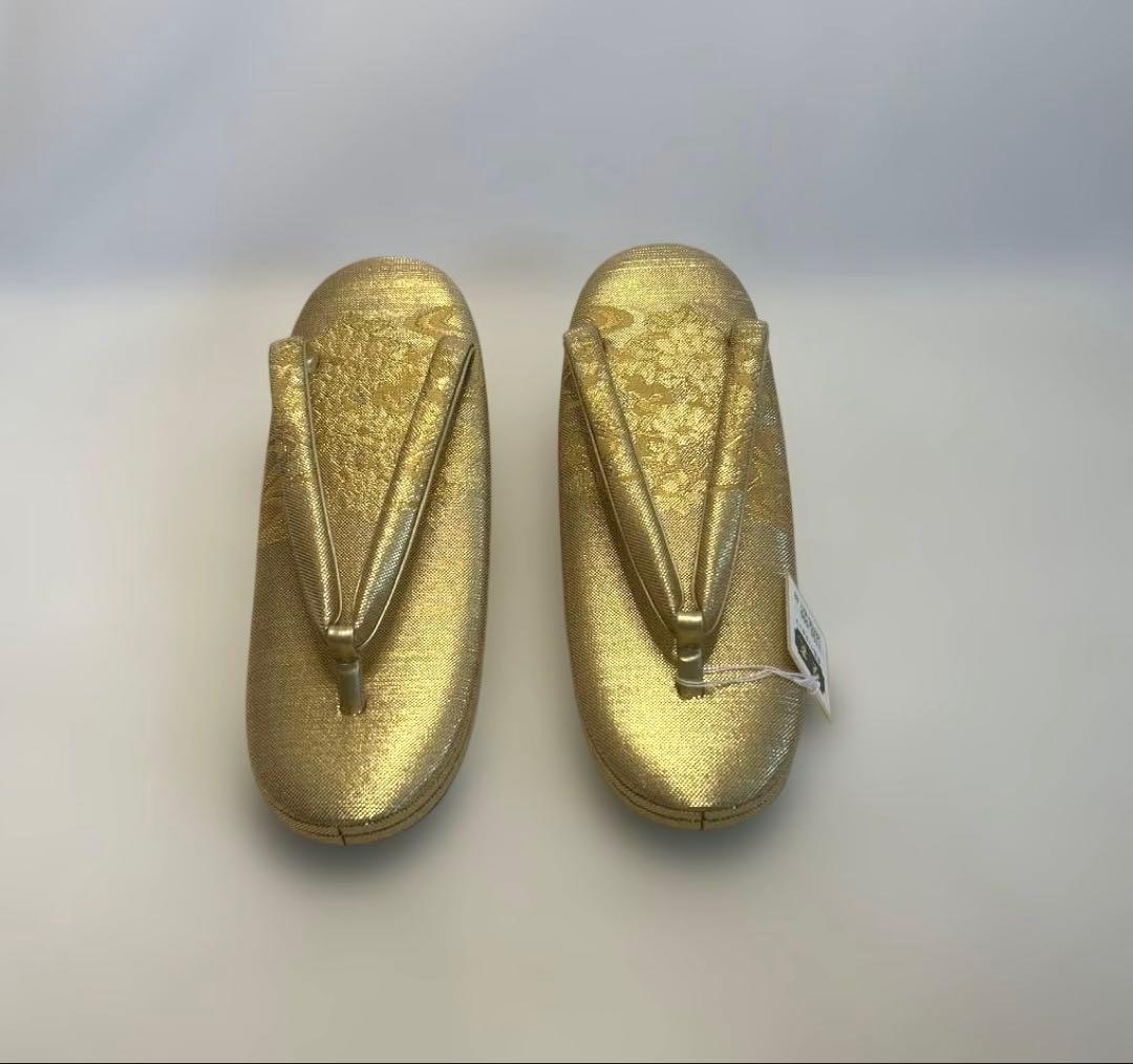 本金佐賀錦　和バッグ　草履セット売り　オリジナル　未使用品