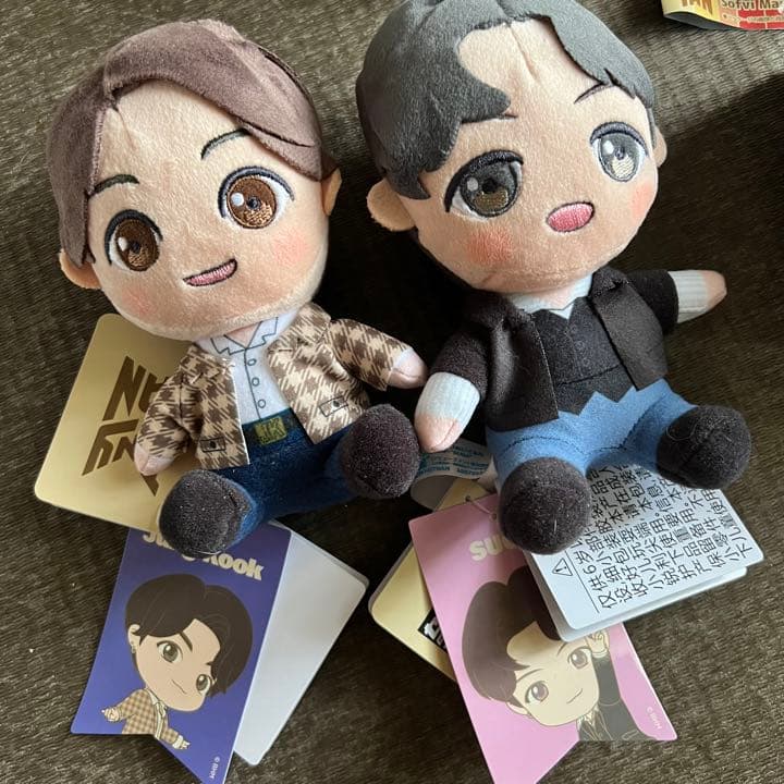 タイニータン Qposket 一番くじ 絆創膏 モアプラスおすわりぬいぐるみ