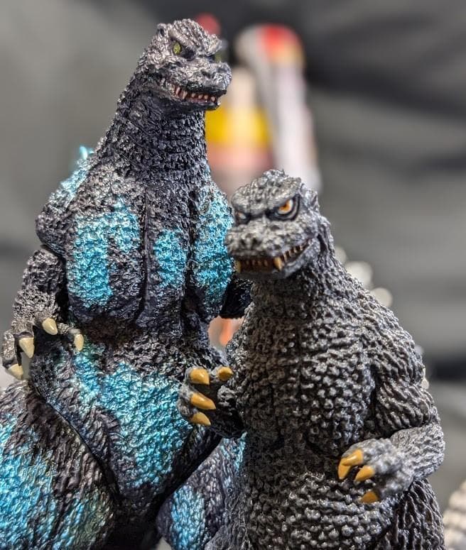バーニングゴジラ＋84ゴジラ（デアゴスティーニ）東宝怪獣コレクション　リペイント
