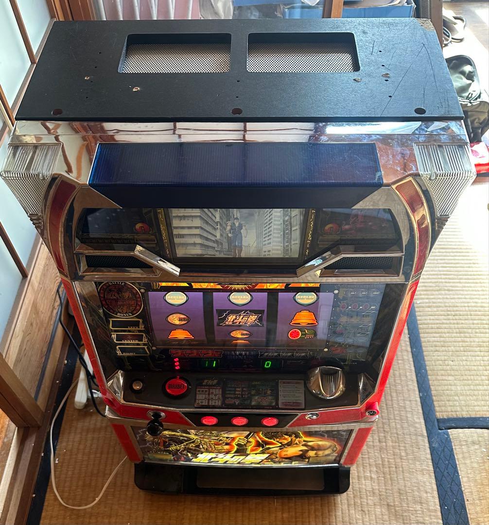 北斗の拳 スロットマシン世紀末救世主伝説 サミー パチスロ実機 家庭用電源