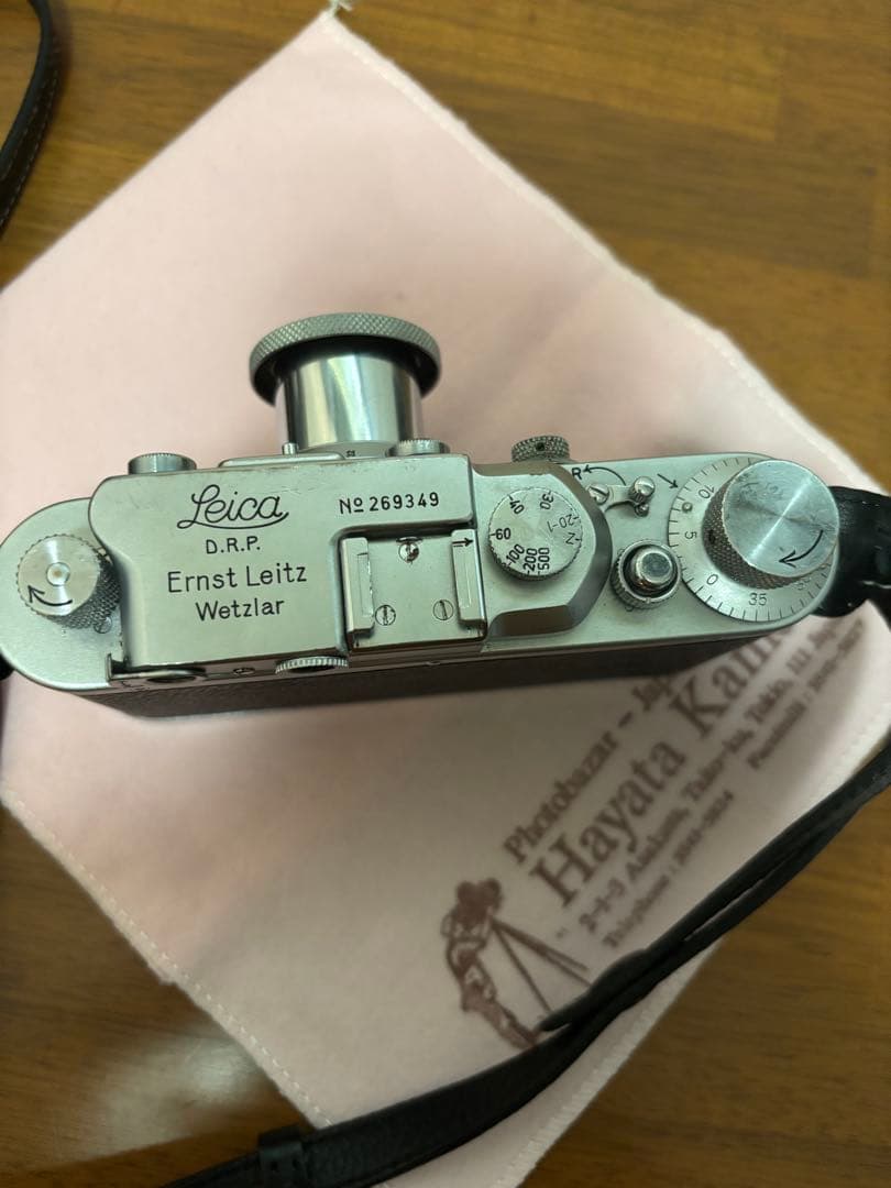 バルナックleicaとElmar 5cm 美品　早田カメラ購入　おまけ多数付