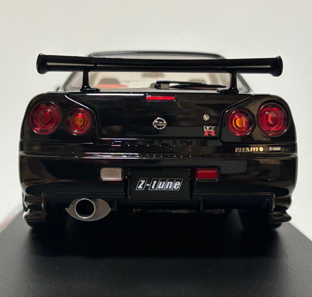 に*ー様 AUTOart 1/18ニスモ R34 GT-R Z-tune ブラッ