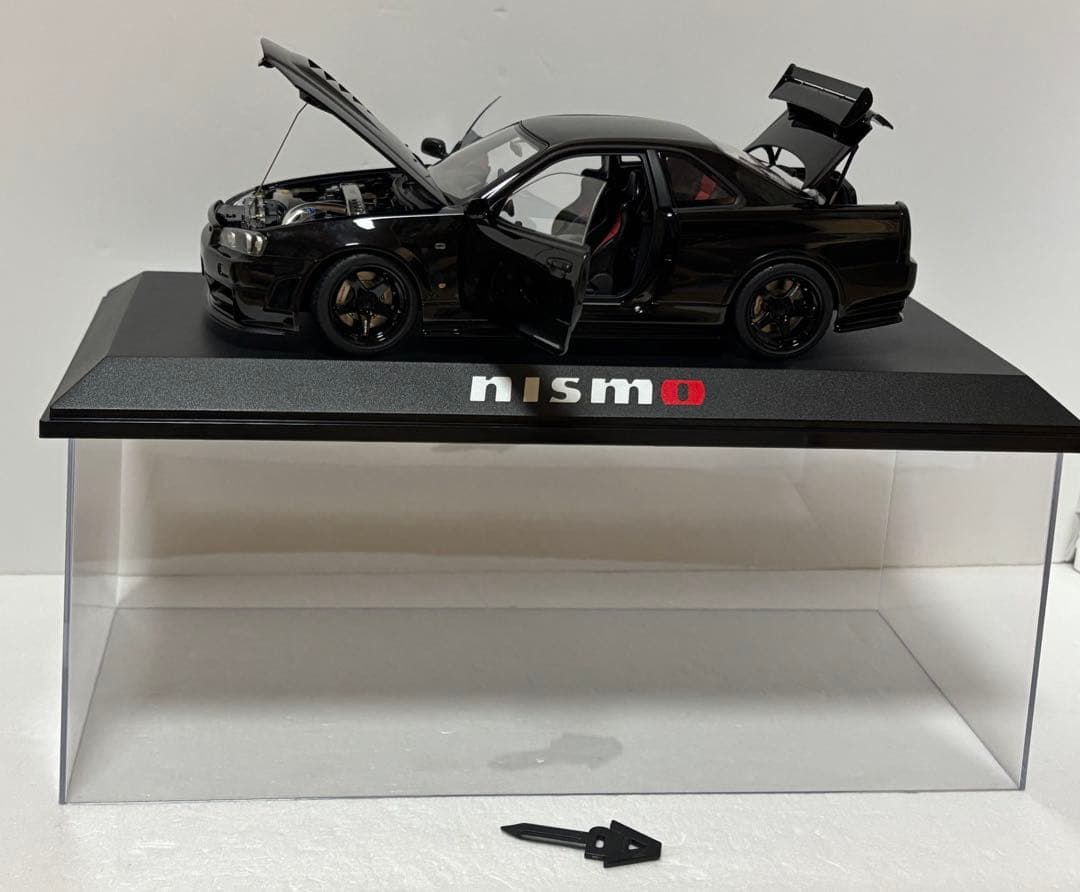 に*ー様 AUTOart 1/18ニスモ R34 GT-R Z-tune ブラッ