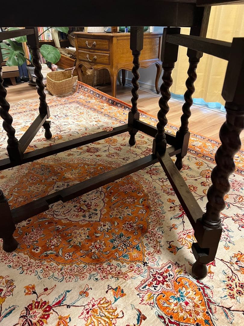 英国　アンティーク ゲートレッグテーブル　ダイニング　バタフライ　イギリス