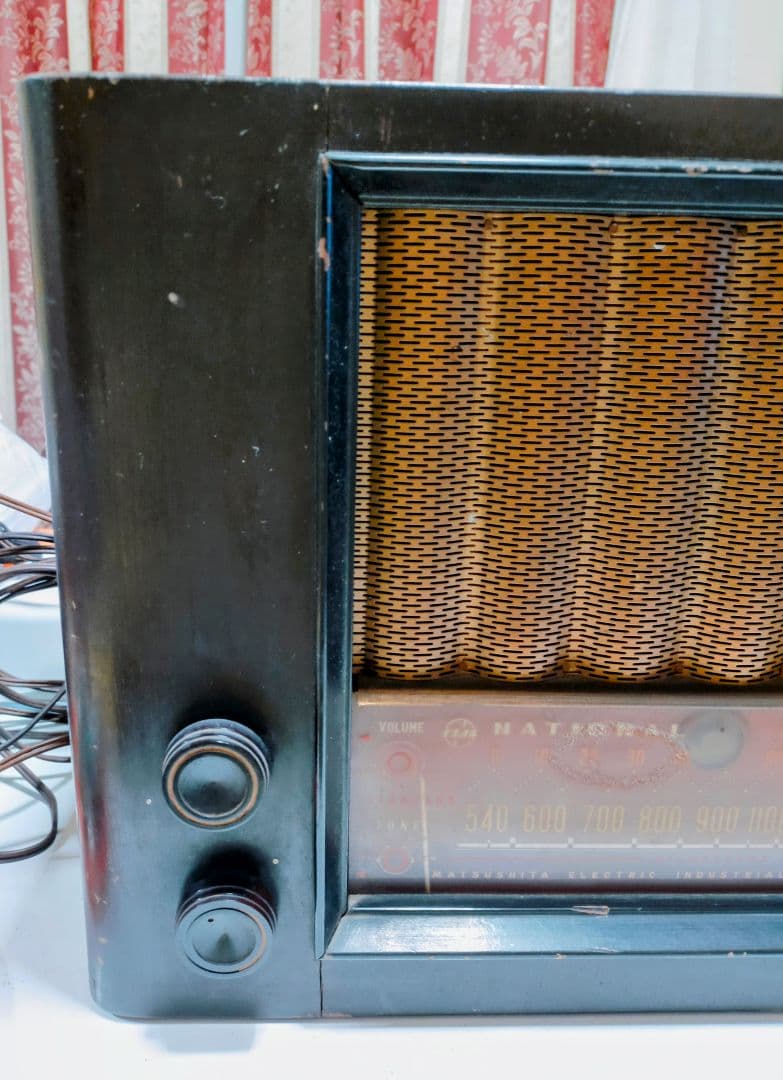 希少 ナショナル 真空管ラジオMAGNA SUPER BX-210 昭和レトロ