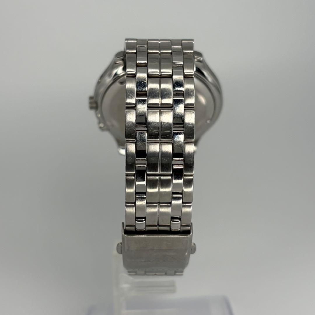 CITIZEN シチズン エコドライブ 電波時計 純正ブレス付 電池交換済