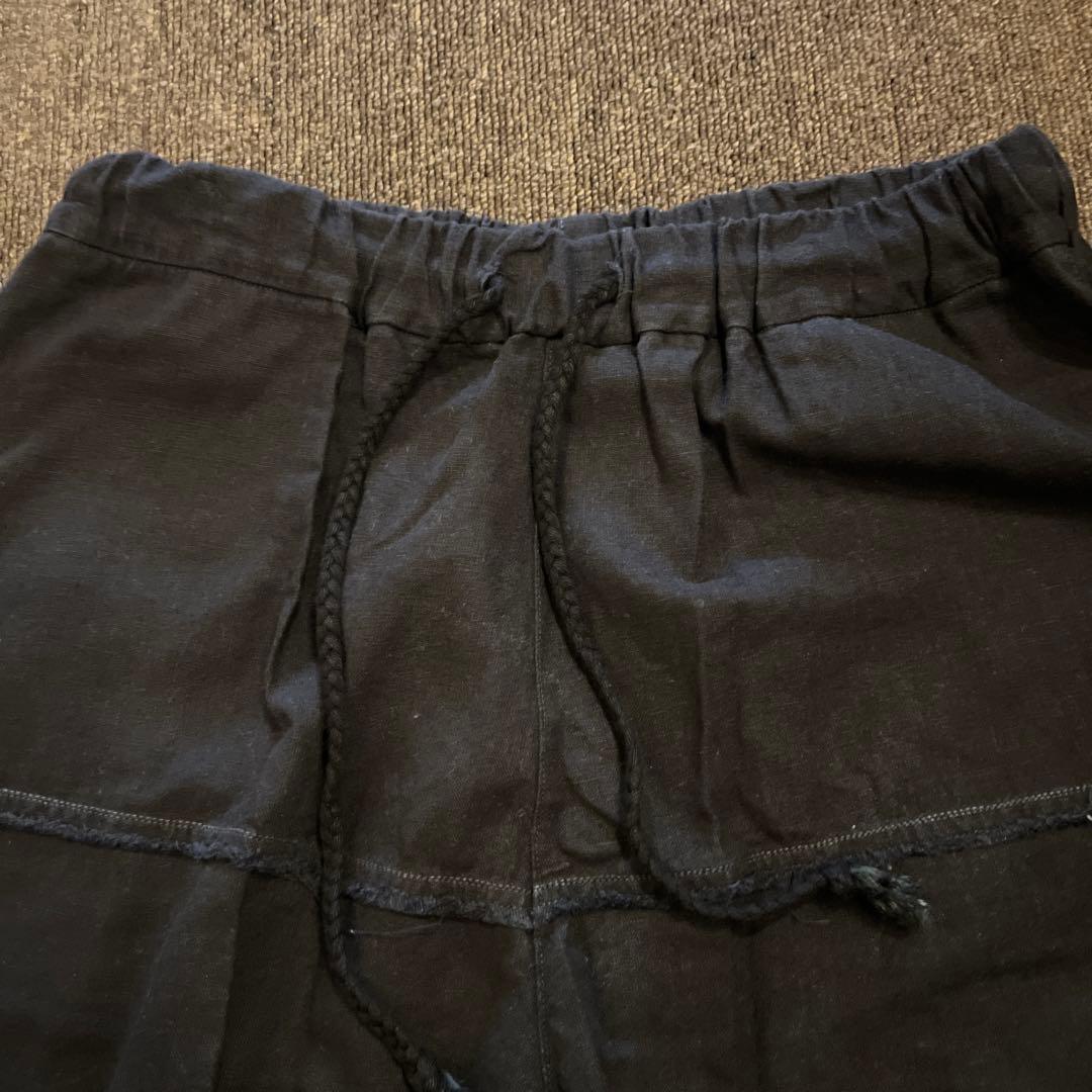 mittan 竹パンツ　黒　サイズ2