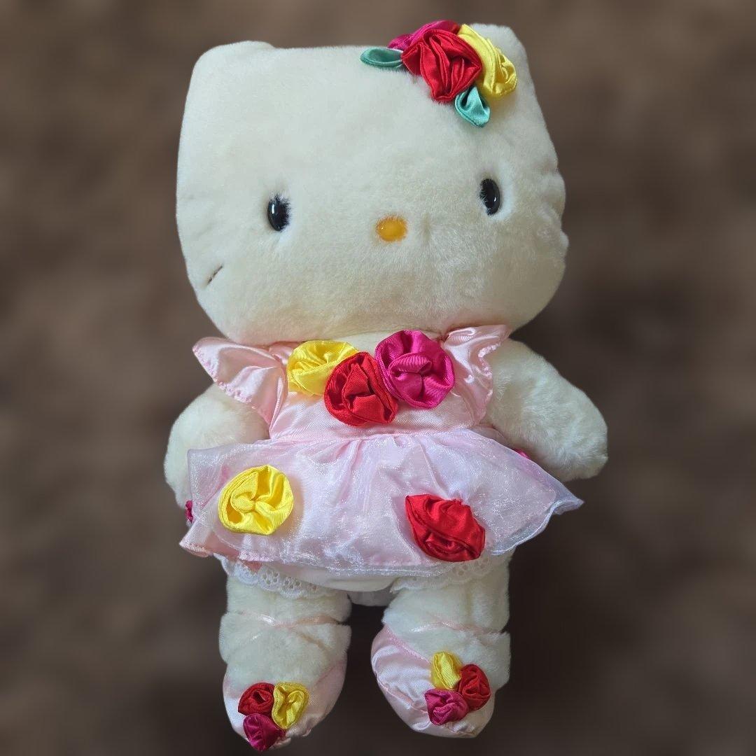 激レア/ハローキティ/ぬいぐるみ☆応募者限定受注生産品☆ローズキティ/サンリオ