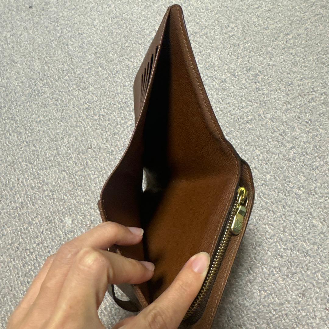 【美品】Louis Vuitton 二つ折り財布 モノグラム