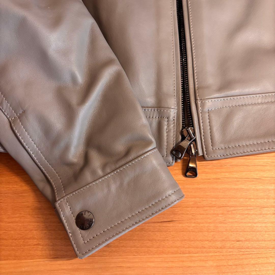 k*k様 EMMETI ブリッラペルイルグスト別注 ラムスキンシングルライダース