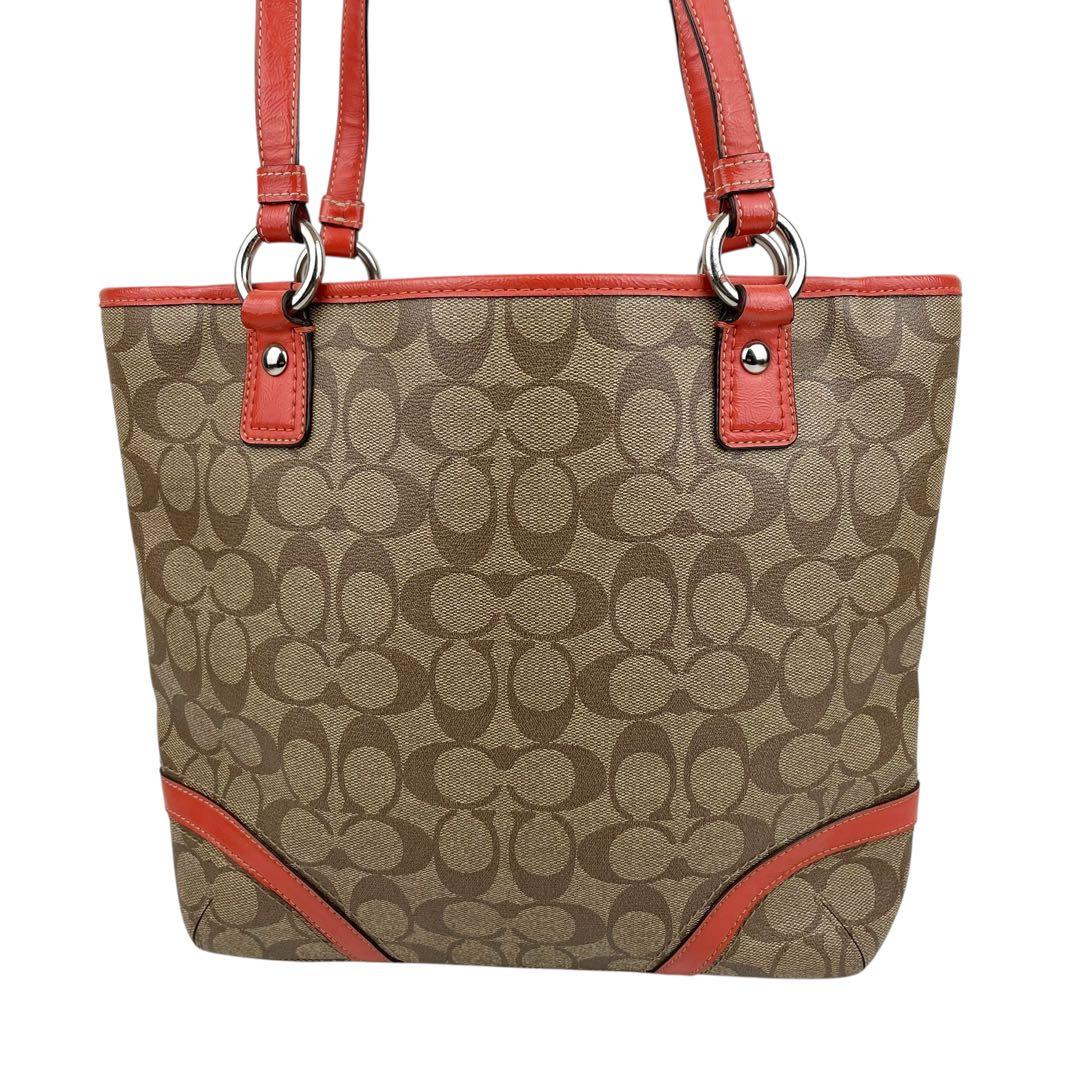 ✨美品　coach コーチ　ショルダーバッグ　肩掛け　PVC レザー 18917