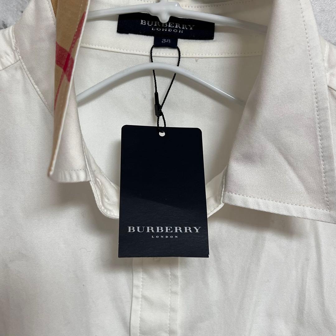 タグ付　BURBERRY ホワイト シャツ 38