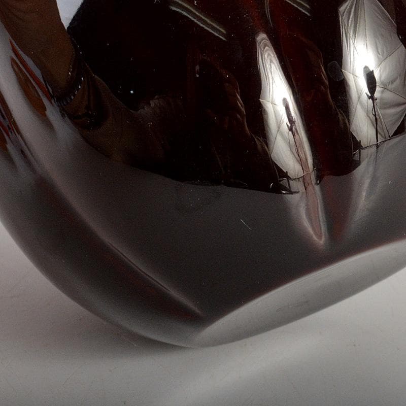 茶道具　山中塗　中村宗悦作　如心斎好写　阿吉陀茶入　共箱　V　6451