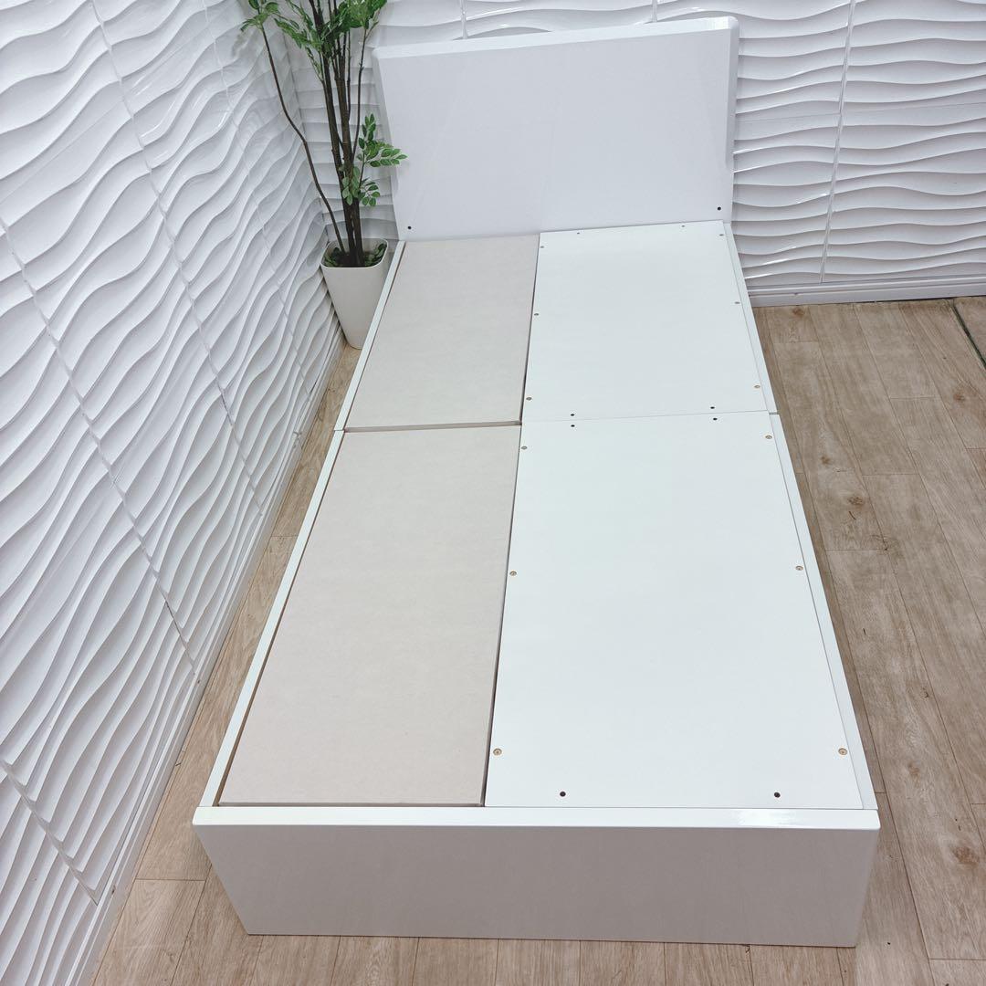 ◇大阪府 神戸市 配達料無料！NITORI◇ベッドフレーム◇シングル◇収納付き◇