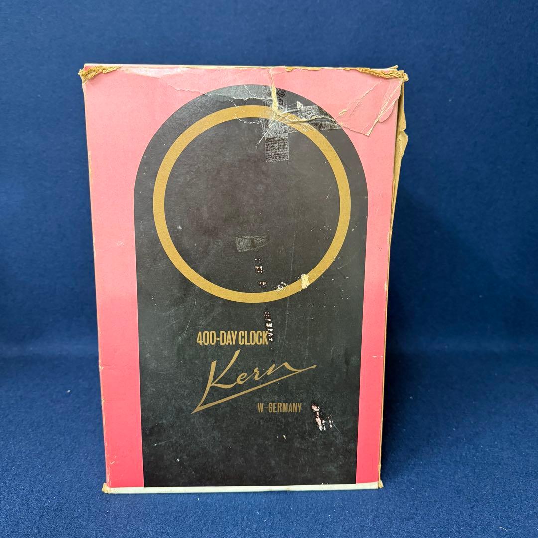 KERN ケルン 400日巻高級置時計 西ドイツ製 元箱付き W-GERMANY