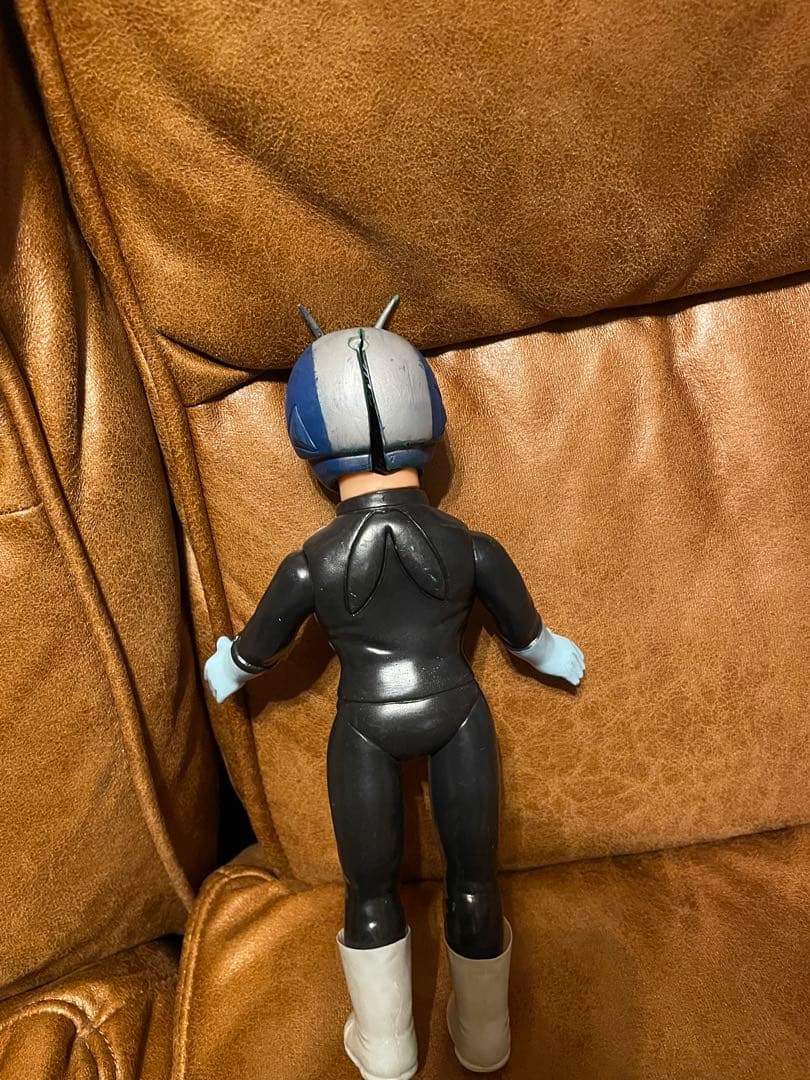 旧バンダイ　仮面ライダー　ソフビ ブルーマスク