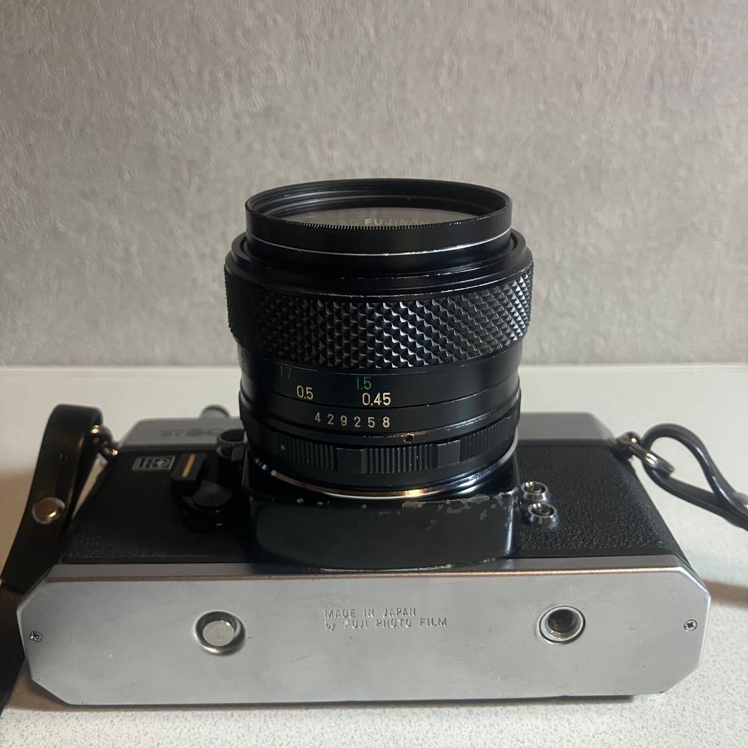 FUJICA 一眼レフフィルムカメラ ST801 + 望遠レンズ + ストロボ