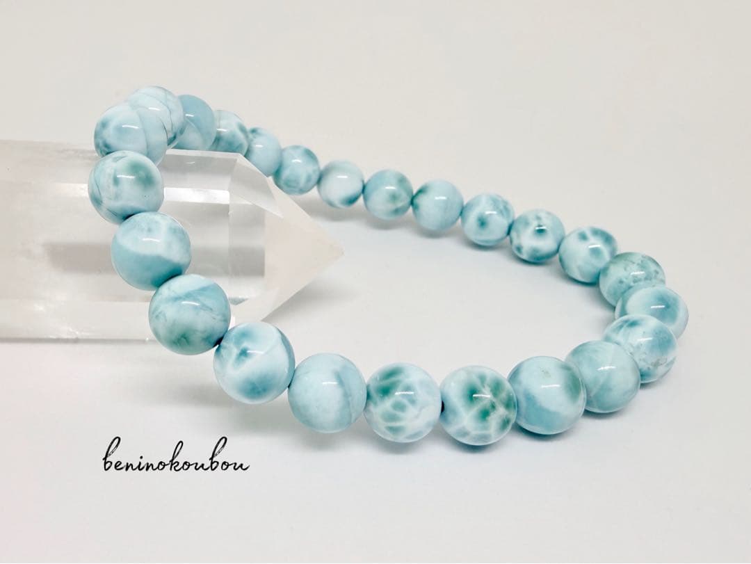 海の静けさを纏う｜高品質ラリマー 天然石ブレスレット