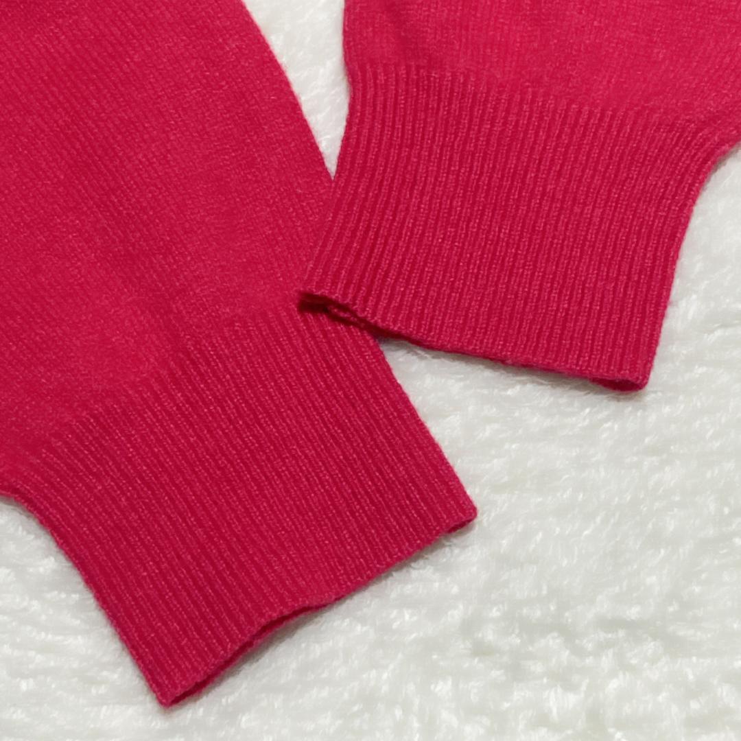 DE0002【パーリーゲイツ】ニット セーター【1】カシミヤ100％ ラグラン