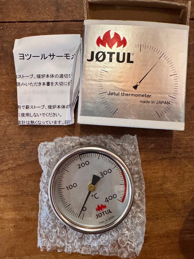 【新品】ヨツール　薪ストーブ温度計　サーモメーター
