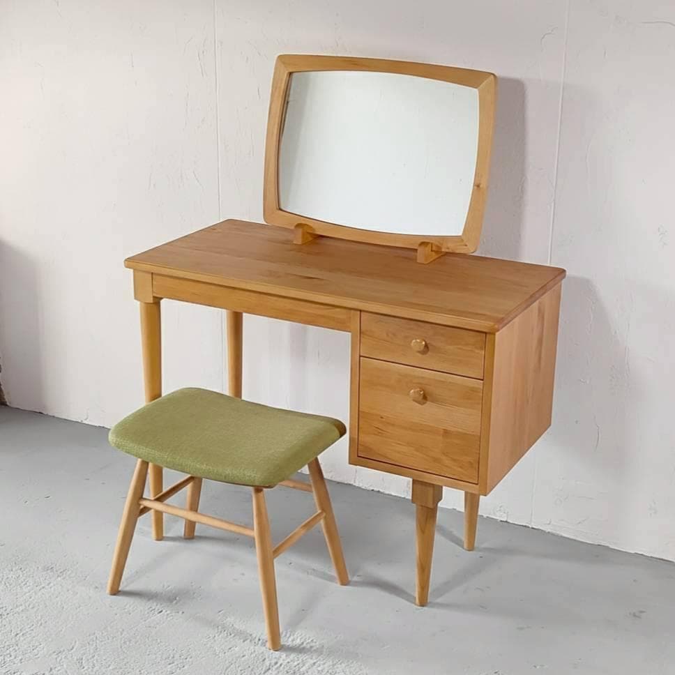 美品 モモナチュラル コモ 机のみ 幅90　無垢　アルダー材