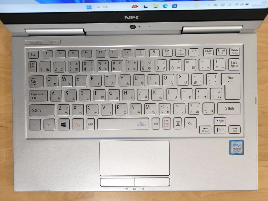 【2in1ノートパソコン】タッチパネル／i5第8世代／Windows11／カメラ