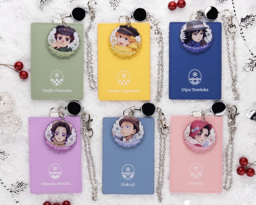 鬼滅の刃　AGF2025 EarlyWinter パスケース　我妻善逸三点セット