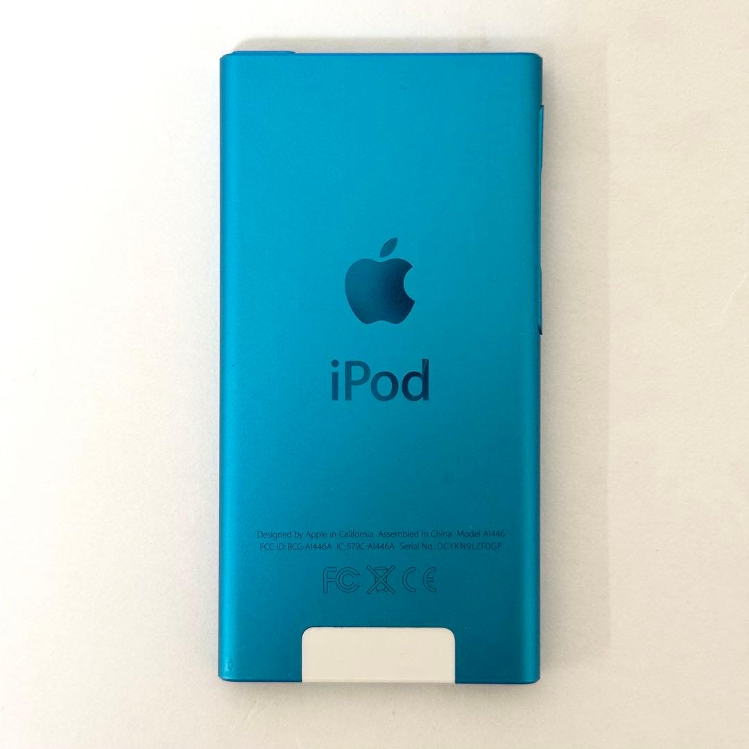 【極美品✨動作確認済】Apple iPod nano 16GB 第7世代 ブルー
