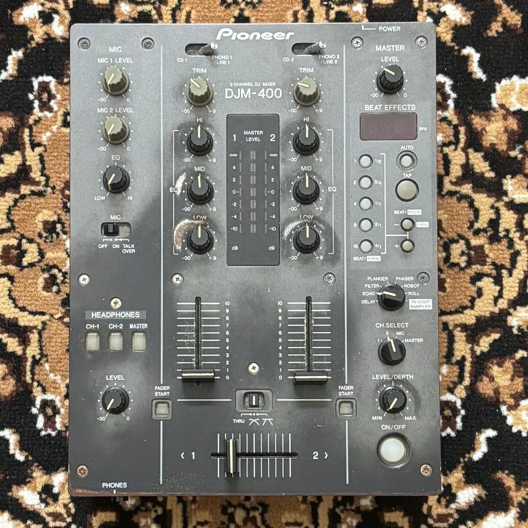 djm400 Pioneer djm-400 動作確認済　　ミキサー