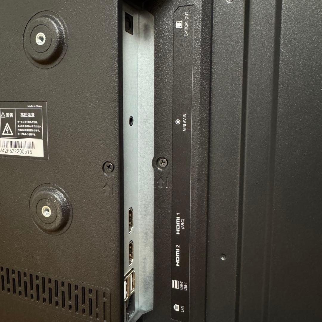 2023年製！42インチ チューナーレス スマート 液晶テレビ 動画配信アプリ○